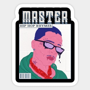 Hip hop master Sticker